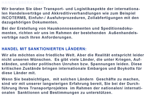 HANDELSBERATUNG